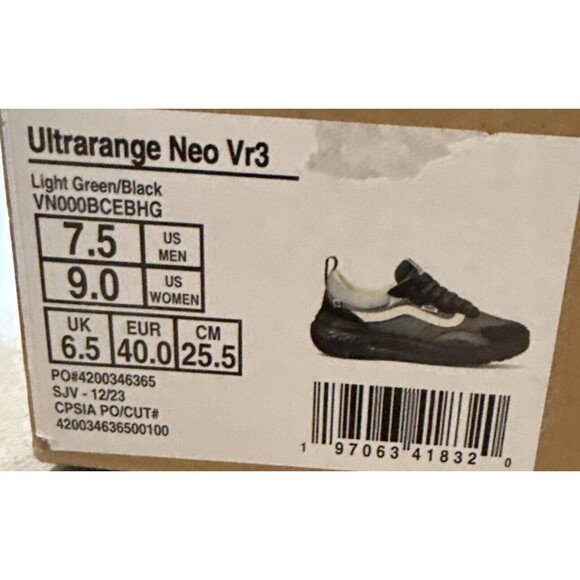 NEW! VANS UltraRange Neo VR3 MTE Shoes Sneakers Women's 9 Men’s 7.5 - Picture 7 of 7